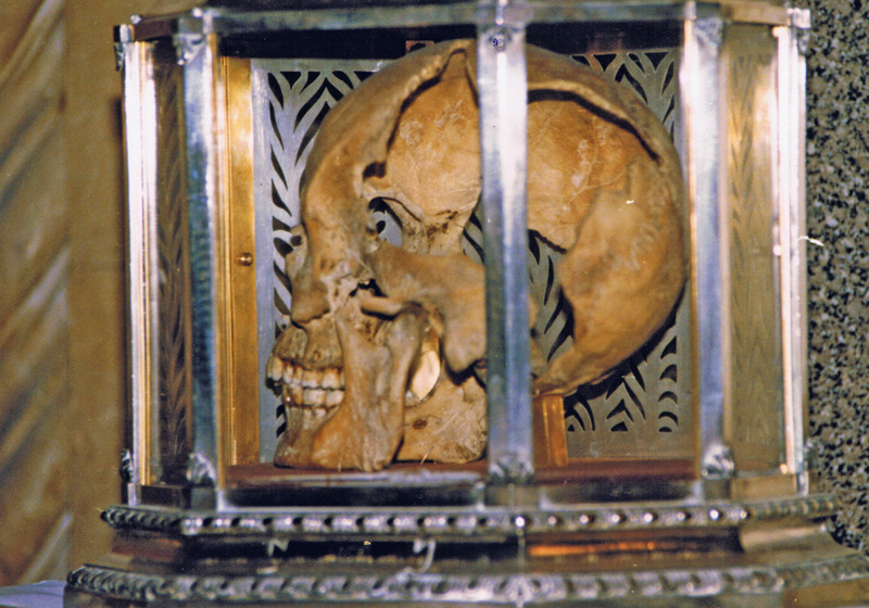 1085 St Peter Chanel skull 1